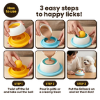 How to use the lick bowl in 3 steps